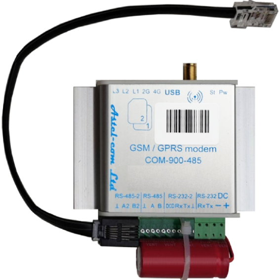 СОМ-900/485-4G с кабелем для подкл. к счётчику Landis&Gyr (RJ45)